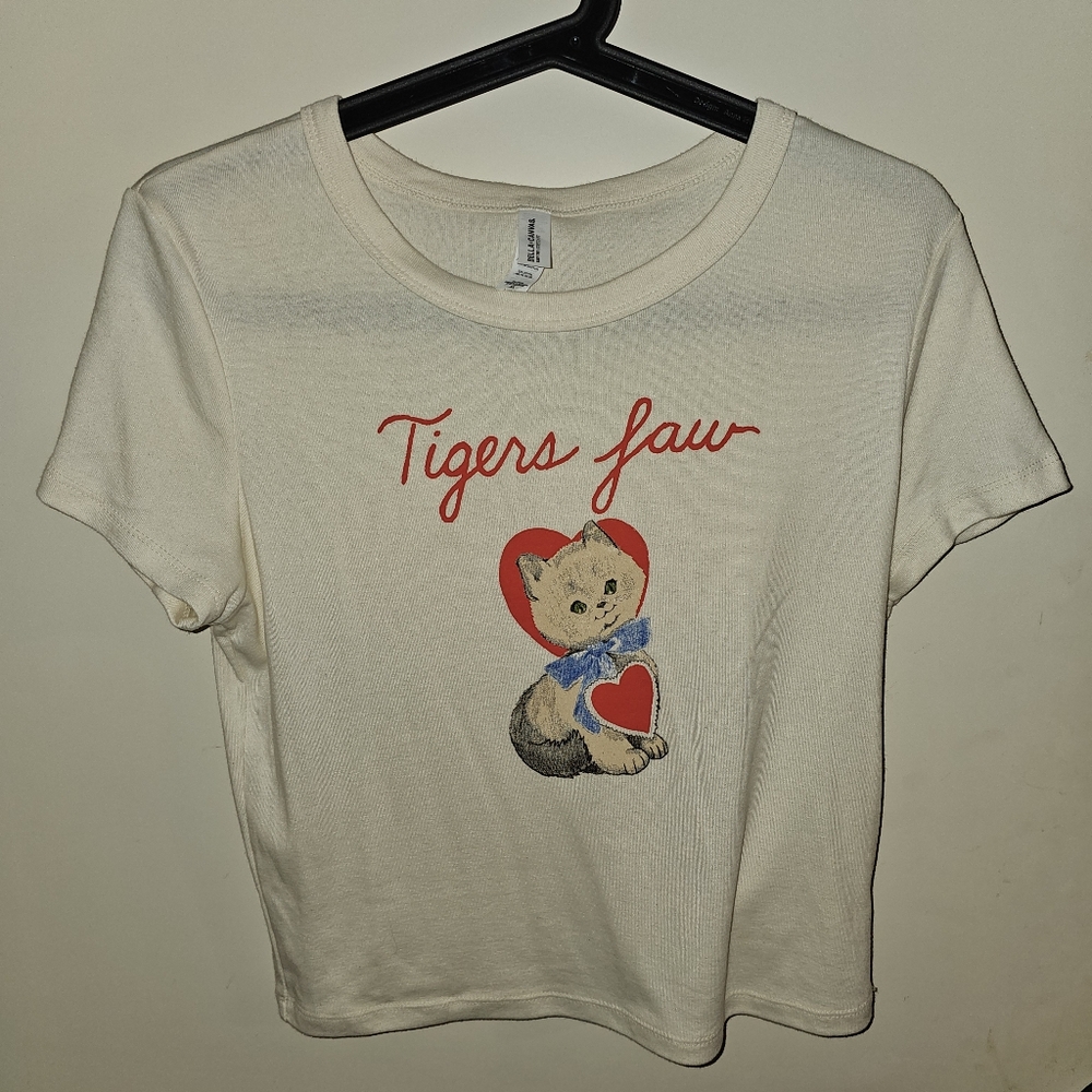 Kids Cream Cat Graphic T-Shirt